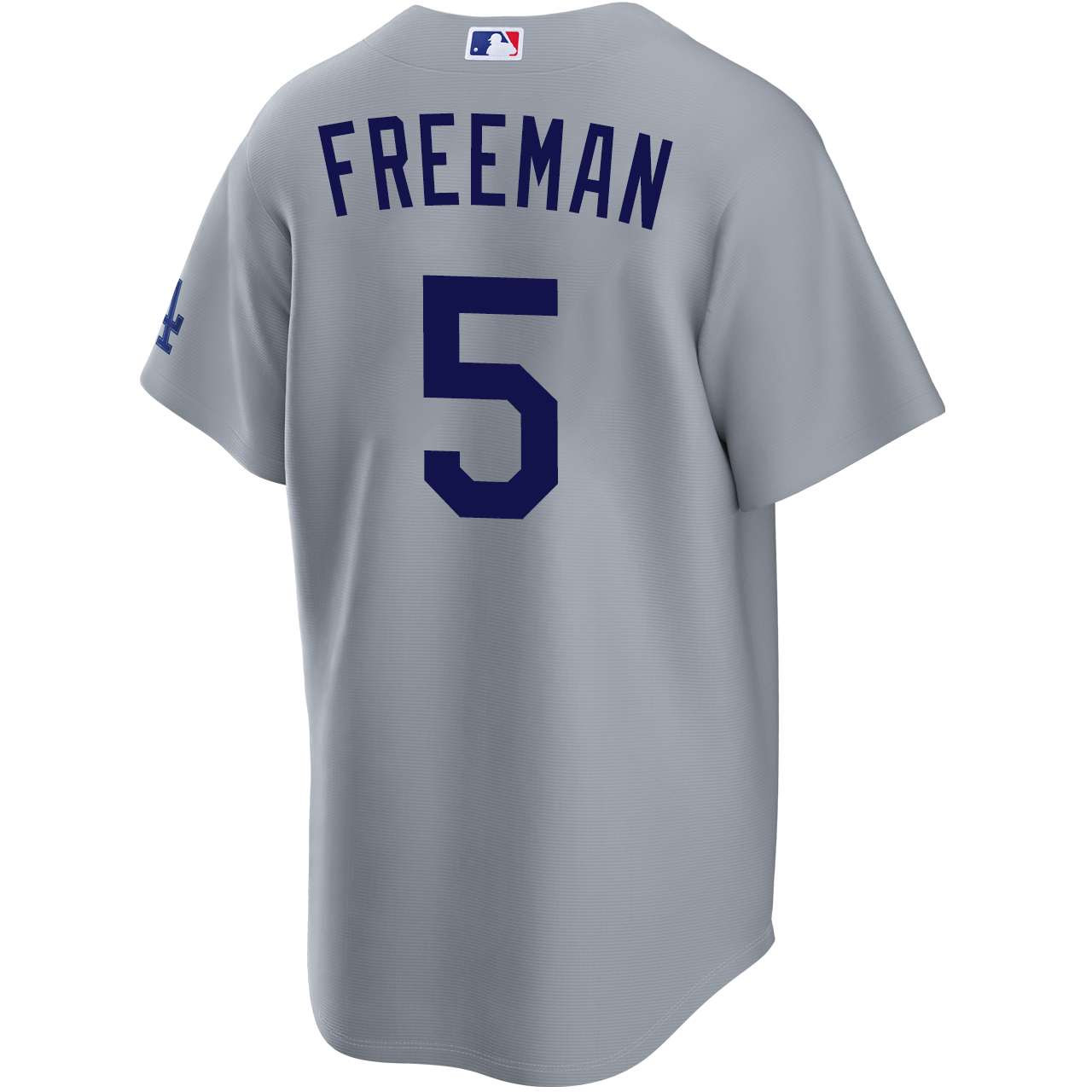 Los Angeles Dodgers 5# Dodgers Freddie Freeman Royal Grey Jersey