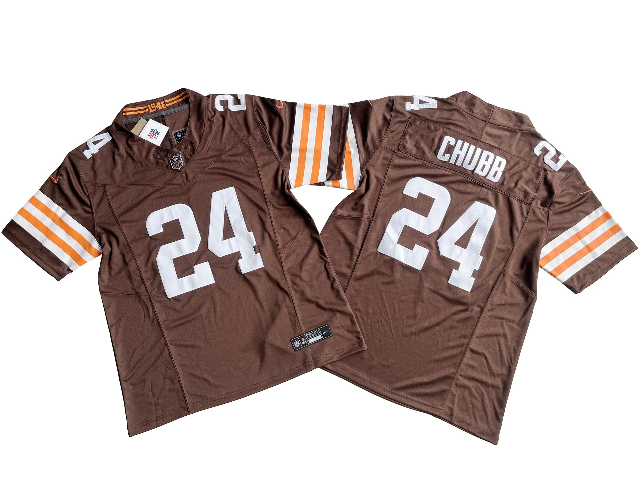 Cleveland Browns 24# Nick Chubb  Vapor F.U.S.E. Limited Jersey