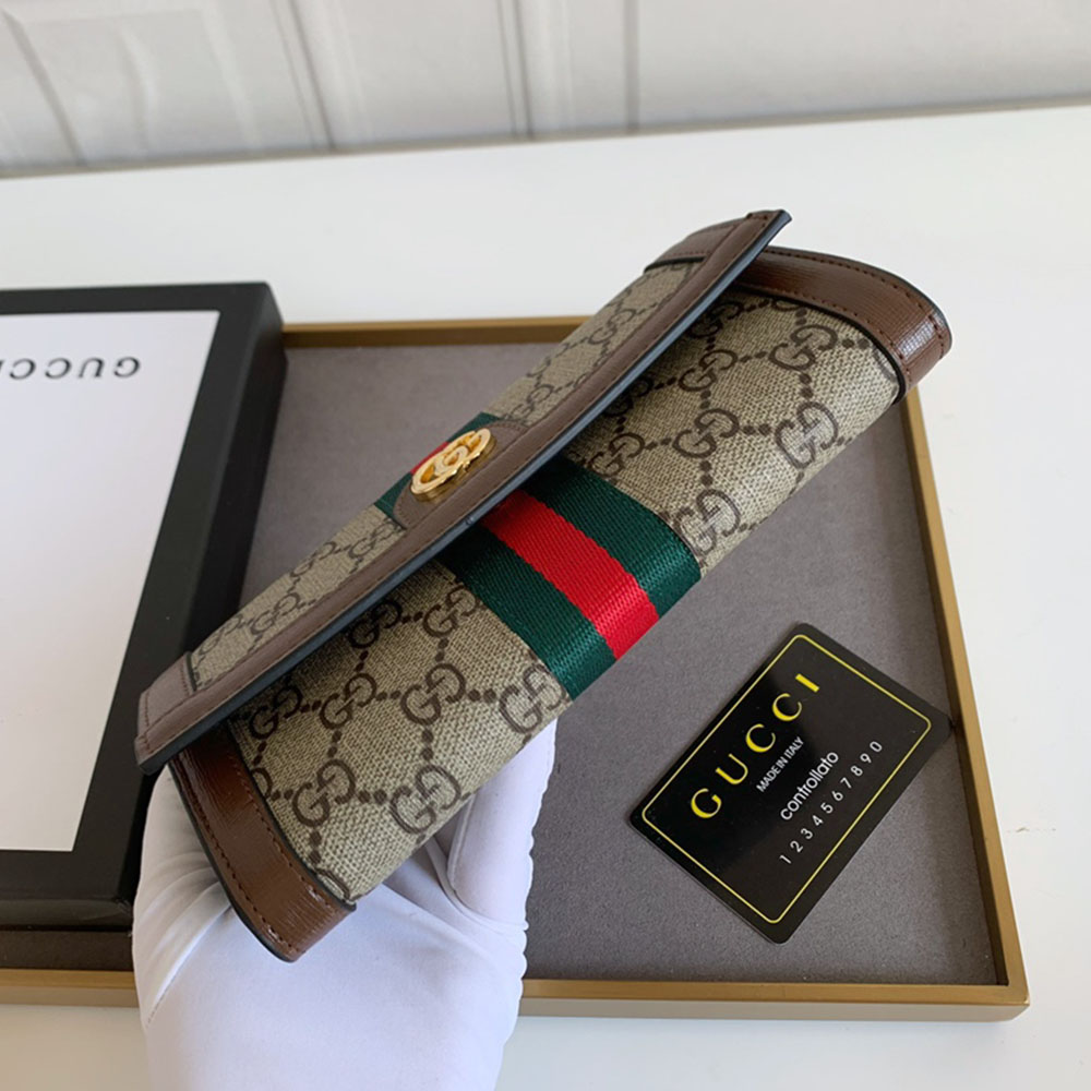 Gucci Unisex GG Long Wallet（Replica）
