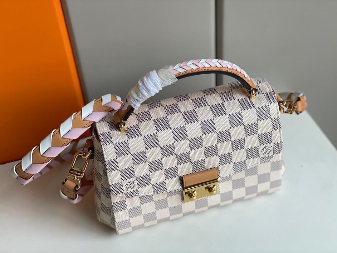 TOP Louis Vuitton LV LV Damier Azur Braided Croisette