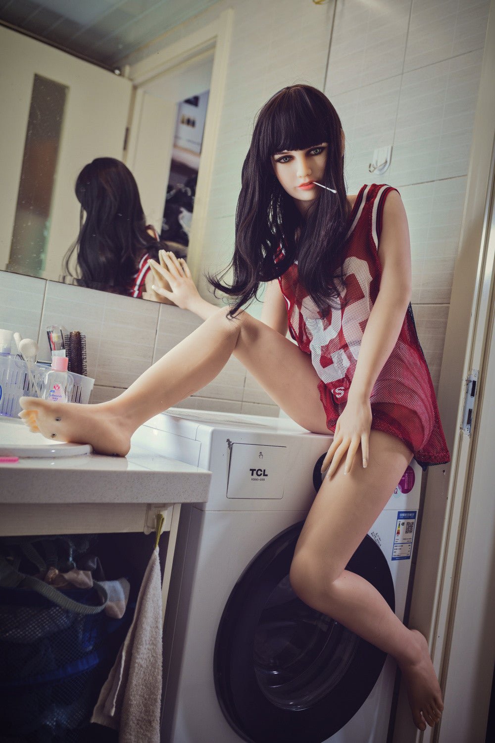 157cm/5ft2 B-Cup Cute TPE  Sex Doll with #141 Head