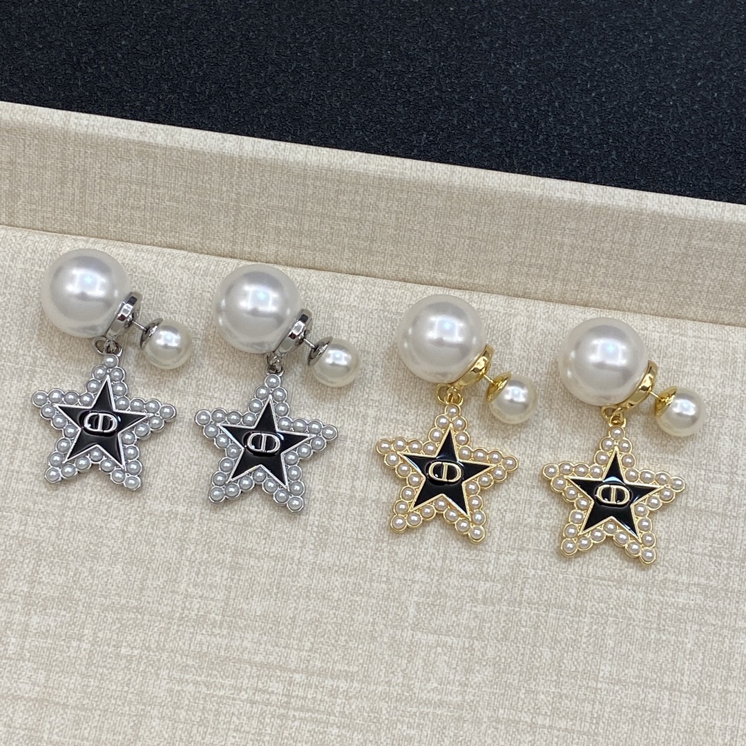 TOP Christian Star Shape Earrings - Gold/Silver