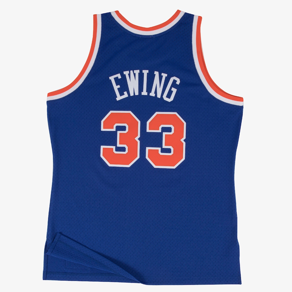 Patrick Ewing New York Knicks 1991-92 Retro Jersey - Blue