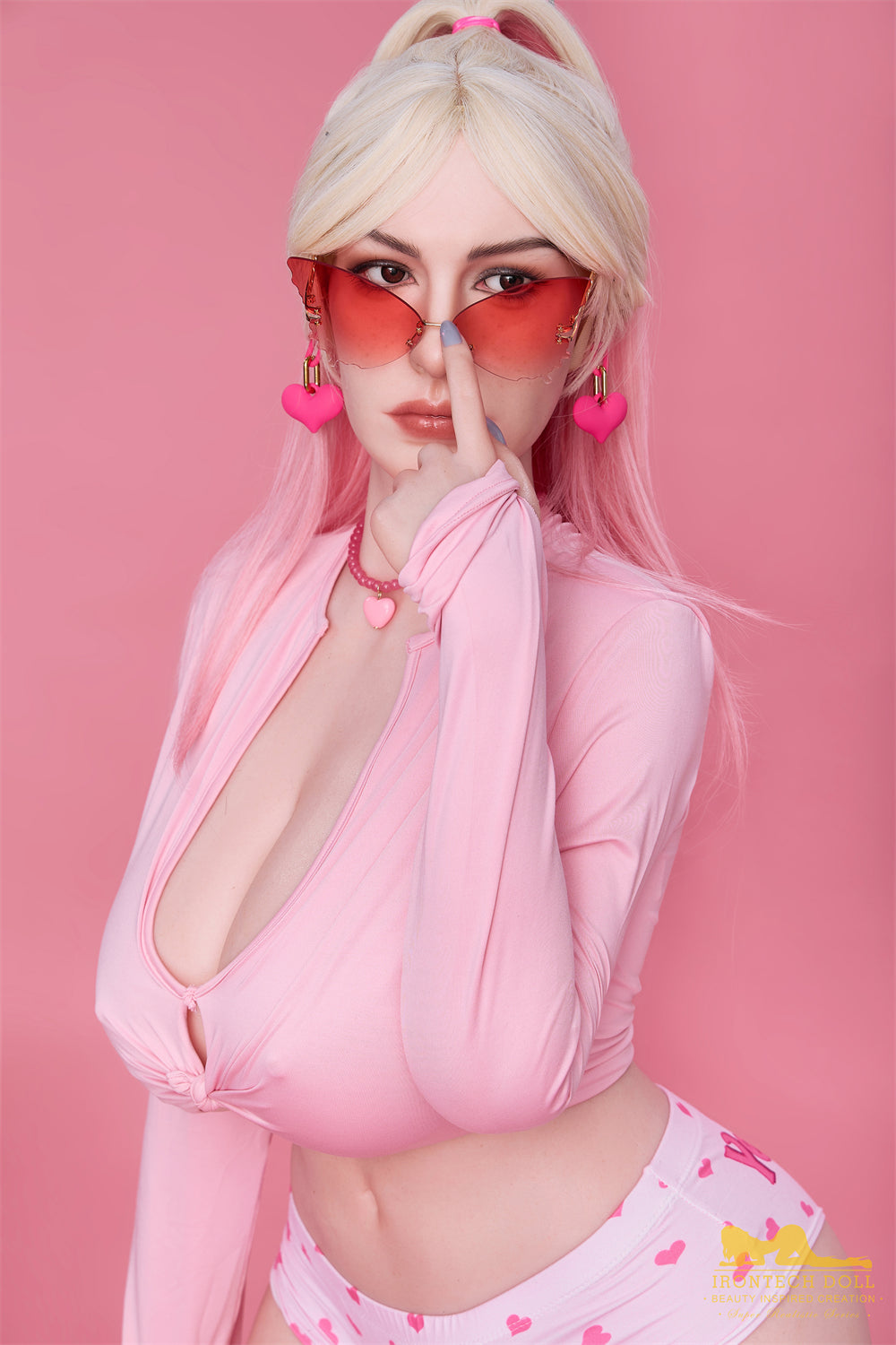 162cm/5ft4 I-cup Shemale/Transgender Silicone Sex Doll – S25