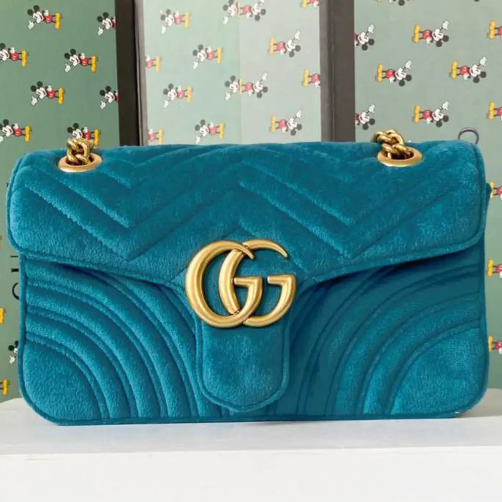 Gucci GG Marmont Velvet Small(Replica)