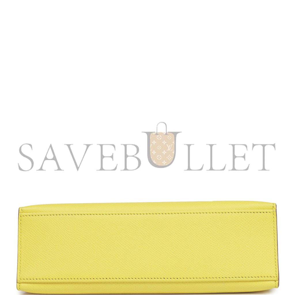 HERMES KELLY POCHETTE EPSOM GOLD HARDWARE (22*14*7cm)