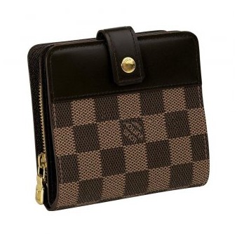 Zipped Compact N61668 Brown