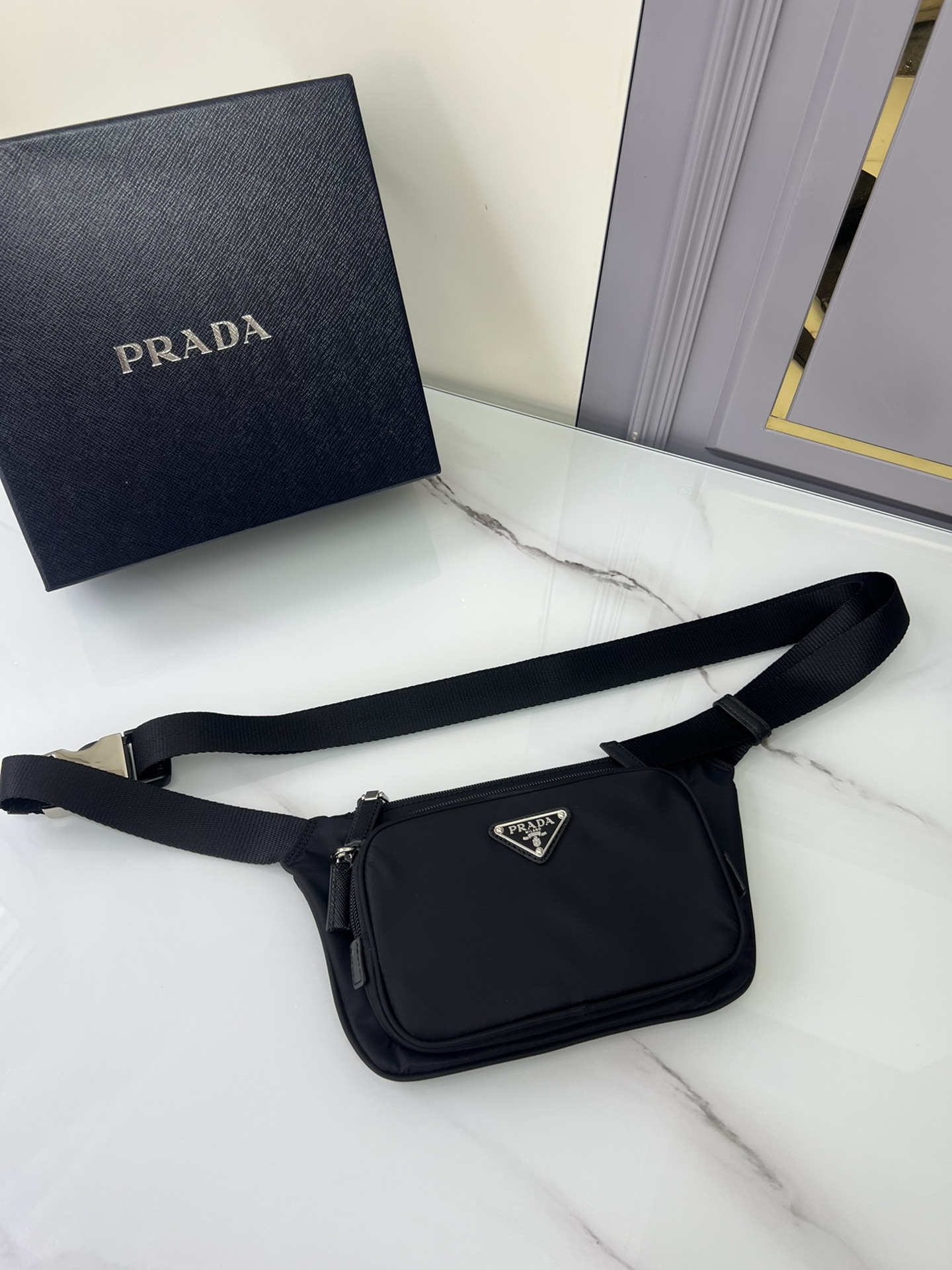 Top PRADA New Waist&Chest Bags 19x13x2.5 cm - Black