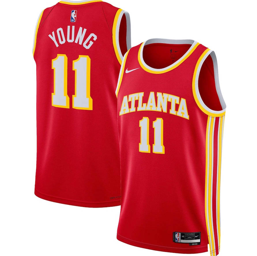 Men's Atlanta Hawks Trae Young #11 Red 2019/20 Swingman Jersey