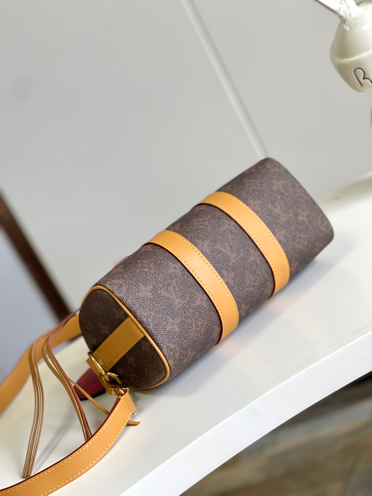 TOP Louis Vuitton LV Keepall Bandoulière 25 Handbag 25 x 15 × 11 cm- GHW