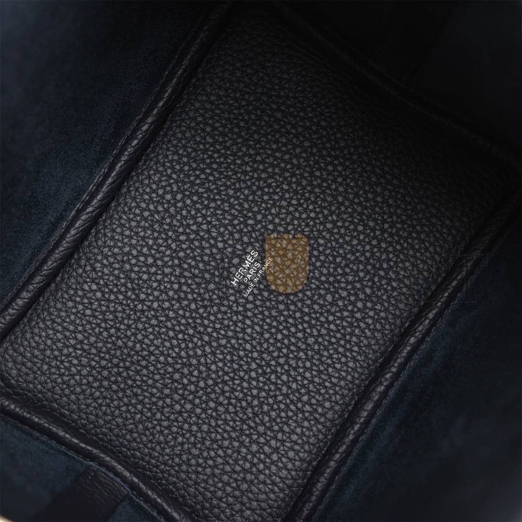 HERMES MASTER PICOTIN LOCK 18 CABAN CLEMENCE PALLADIUM HARDWARE (18*13*18cm)