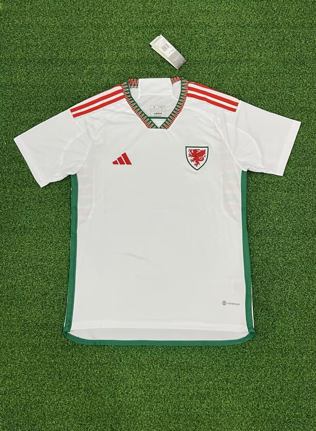 2425  Wales Away  jersey...Player embroidery version
