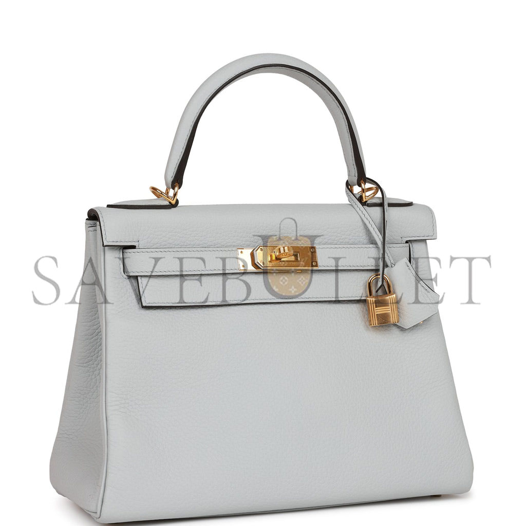 HERMES KELLY 28 CLEMENCE GOLD HARDWARE (28*22*10cm)