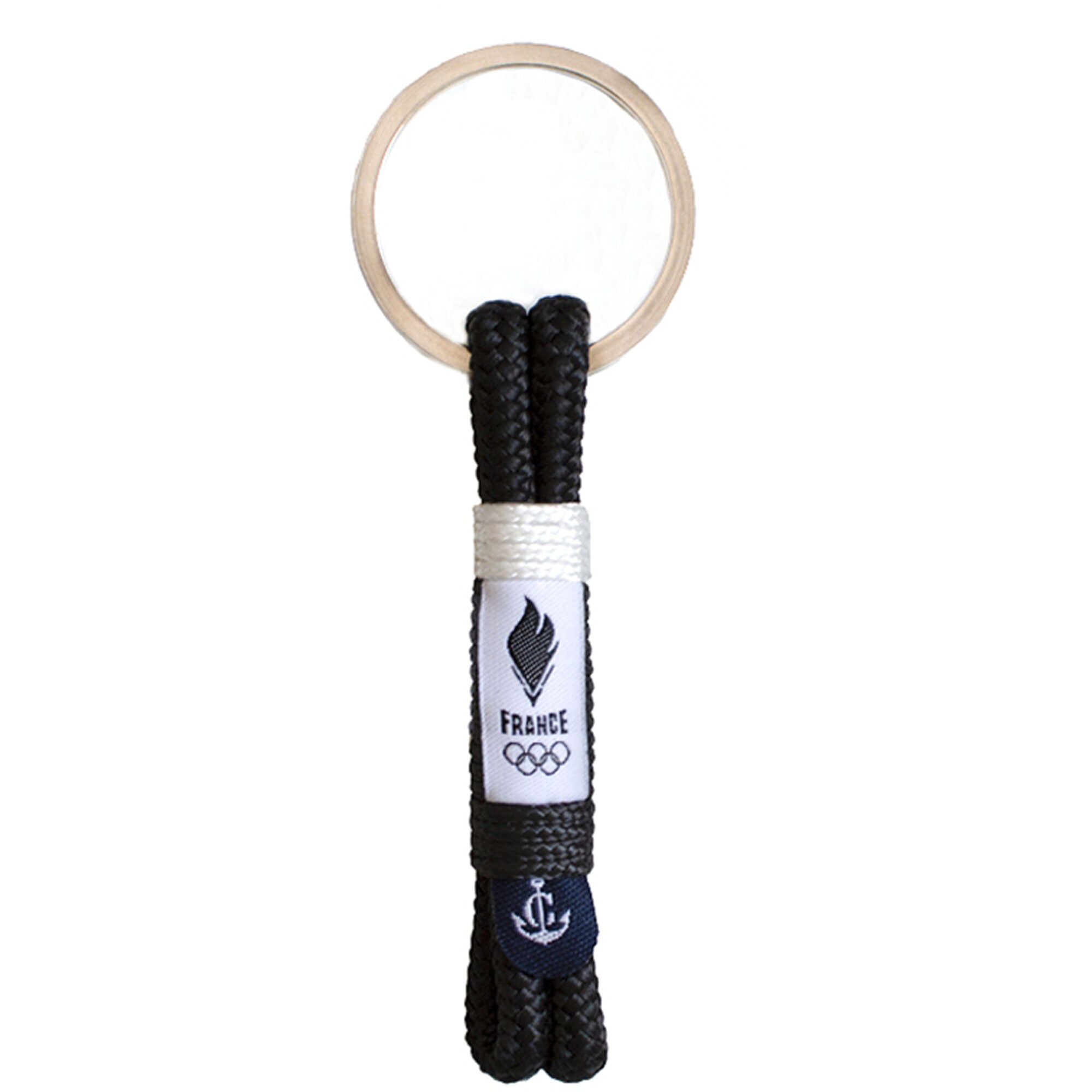 The Olympics Team France Cord Keyring - Black