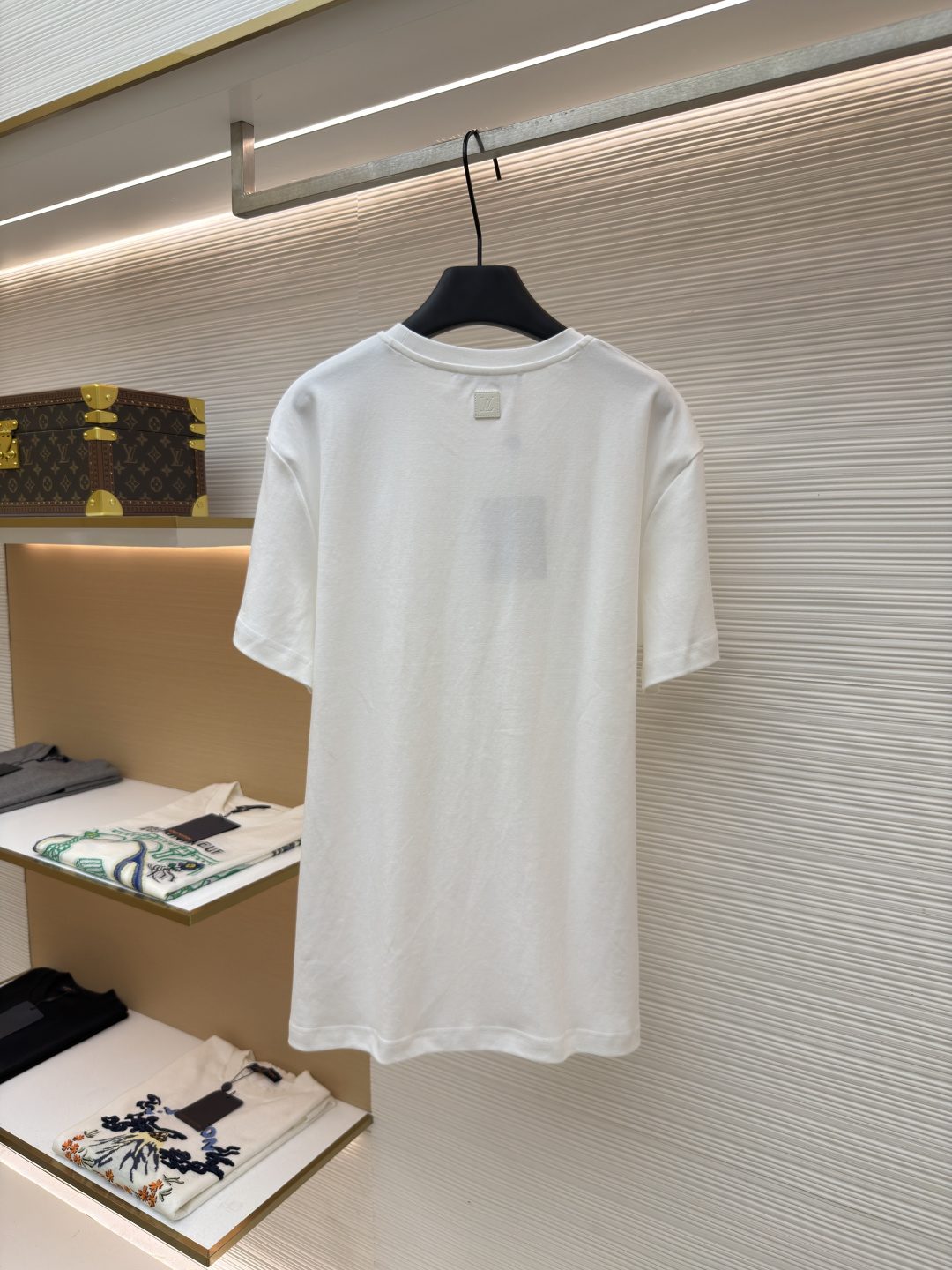 LOUIS VUITTON 圆领标识刺绣T恤