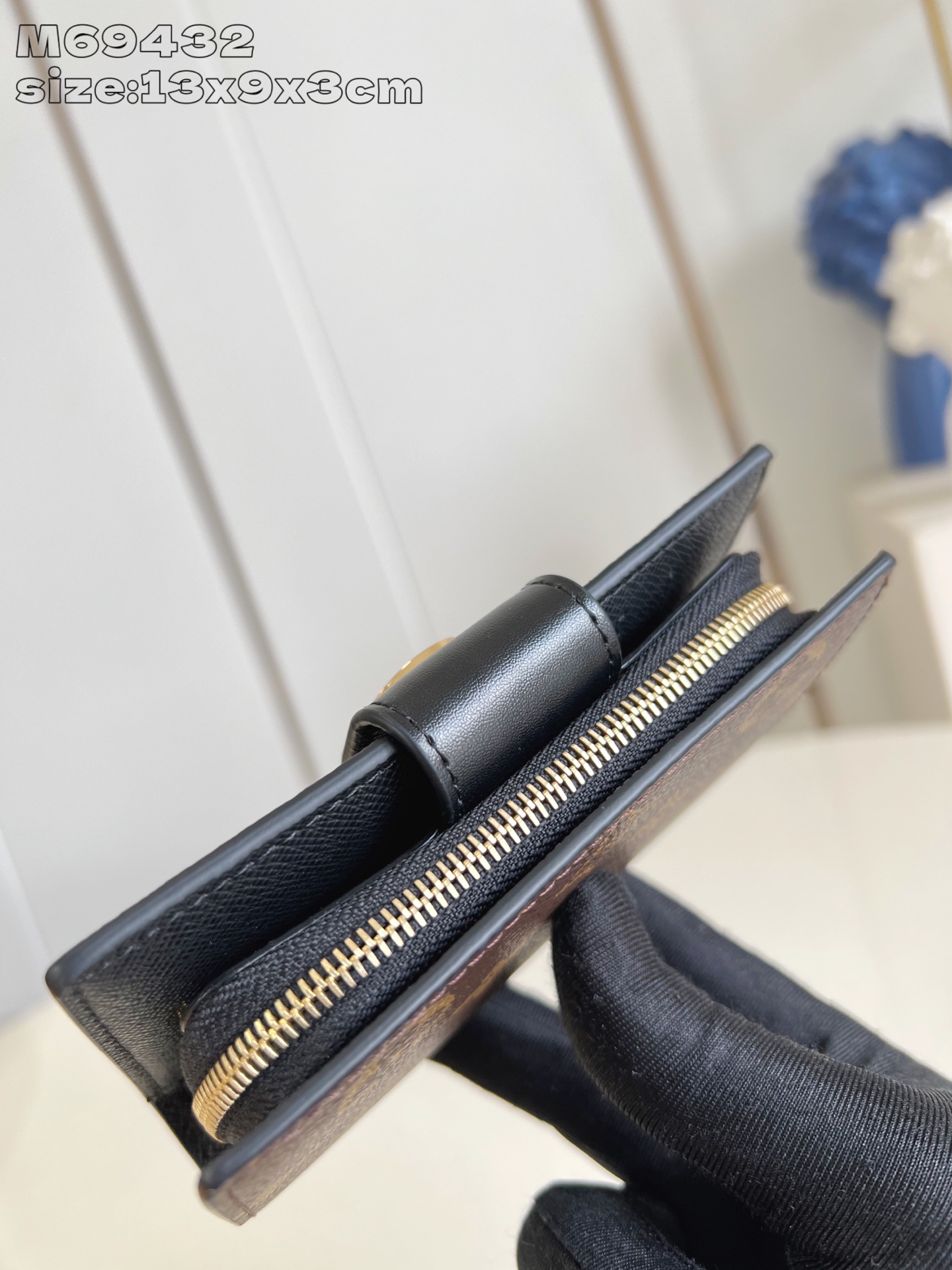 TOP Louis Vuitton LV Juliette Wallet 13 x 9 x 3 cm - Brown