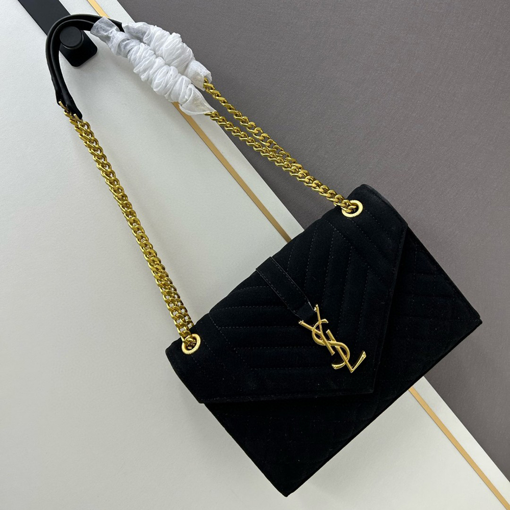 Saint Laurent YSL Suede Envelope Bag (Replica)