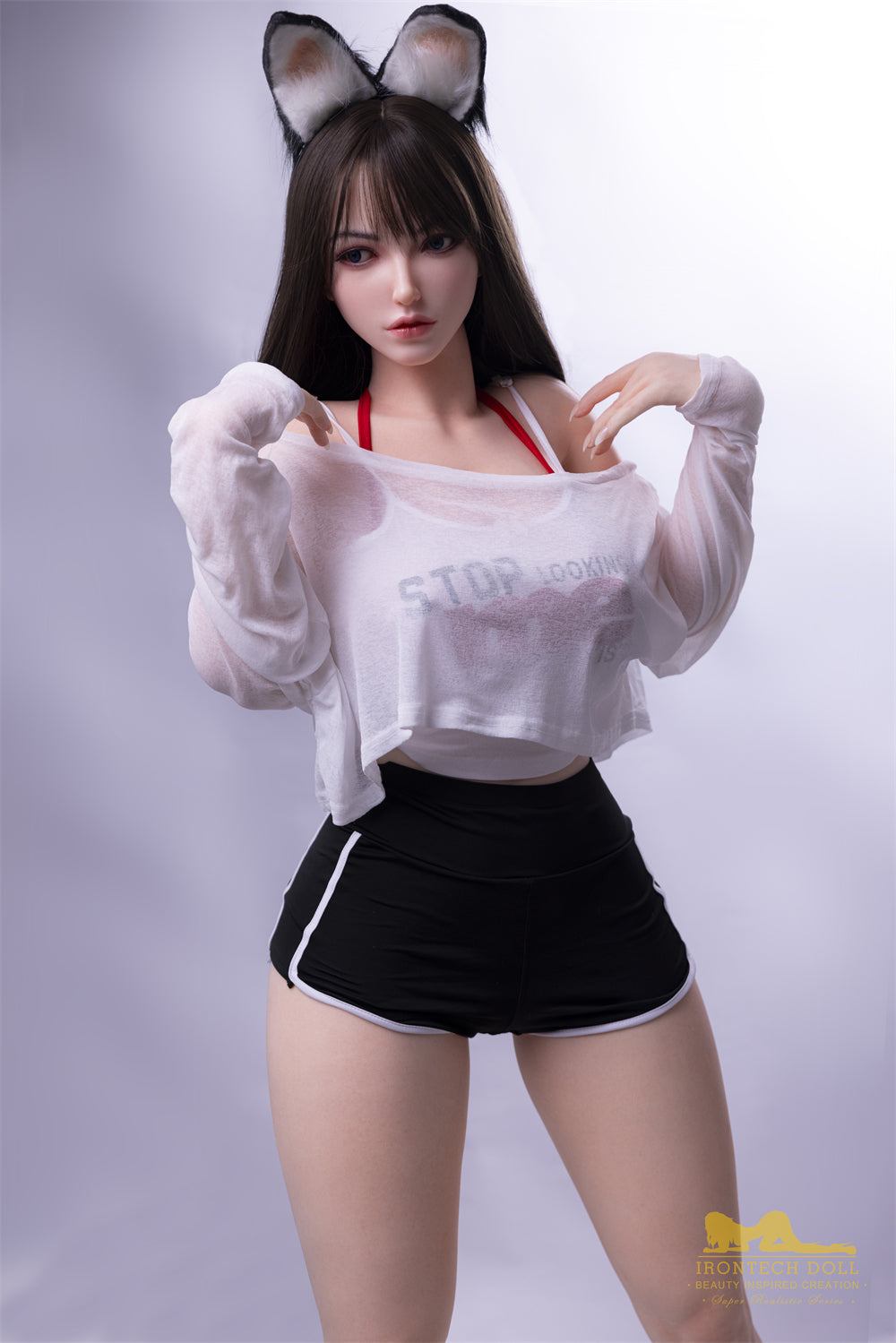 165cm/5ft5 G-Cup Japanese Bubble Butt Silicone Sex Doll - S41