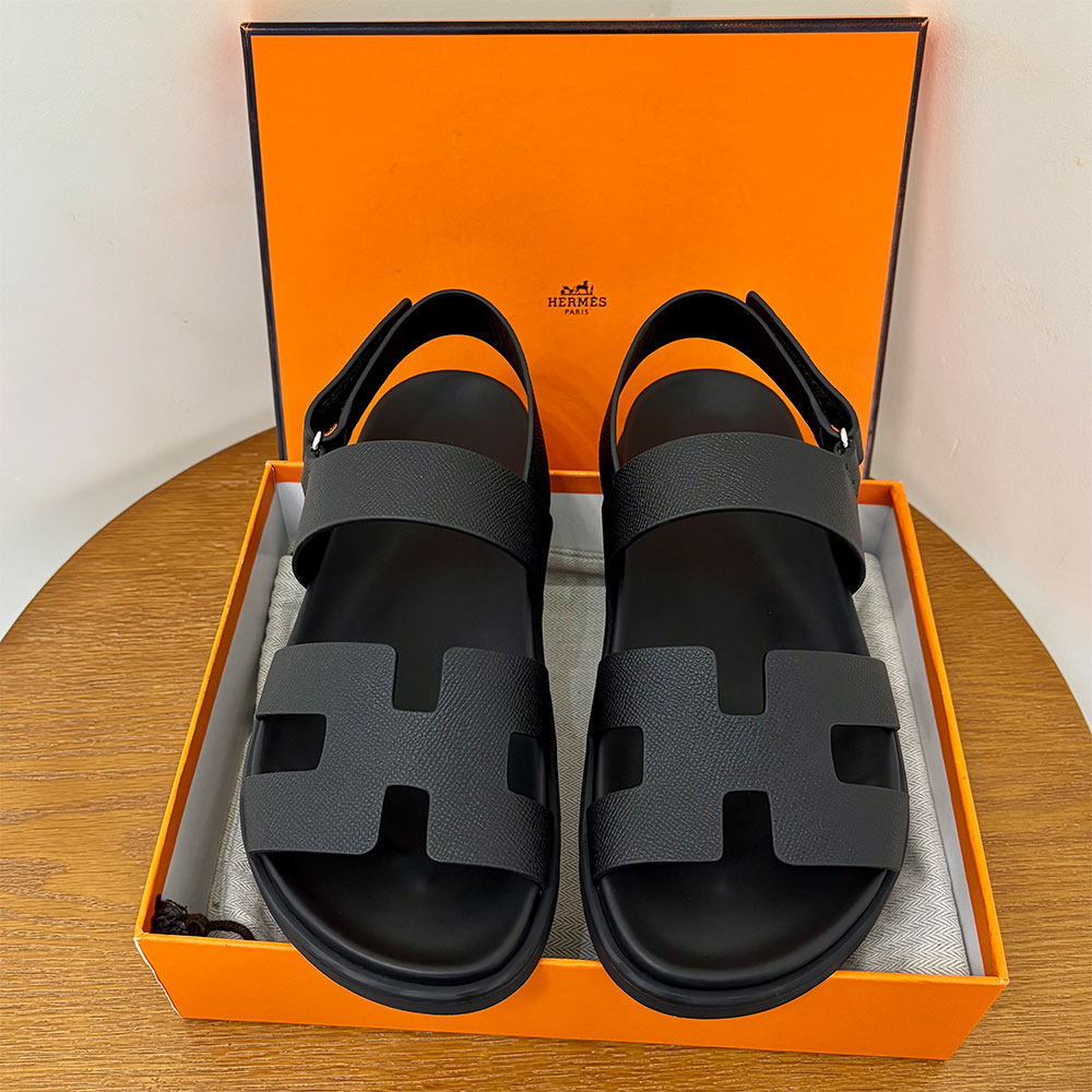 Hermès Chypre leather sandals （Replica）