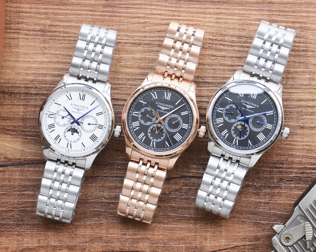TOP LONGINES Men's Multifunctional Watch 41mm - 3 Colors