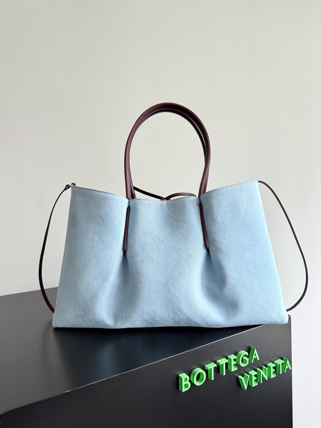 TOP Bottega Veneta BV Pinacoteca Bag 43x23x17.5cm - Red/Blue