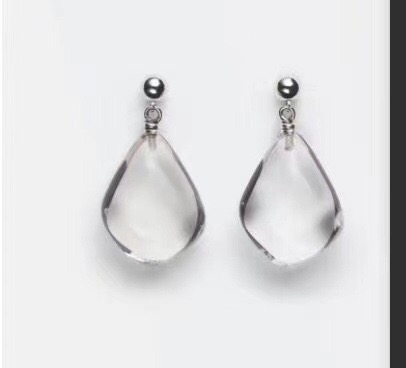 TOP Bottega Veneta BV Earring-Transparent