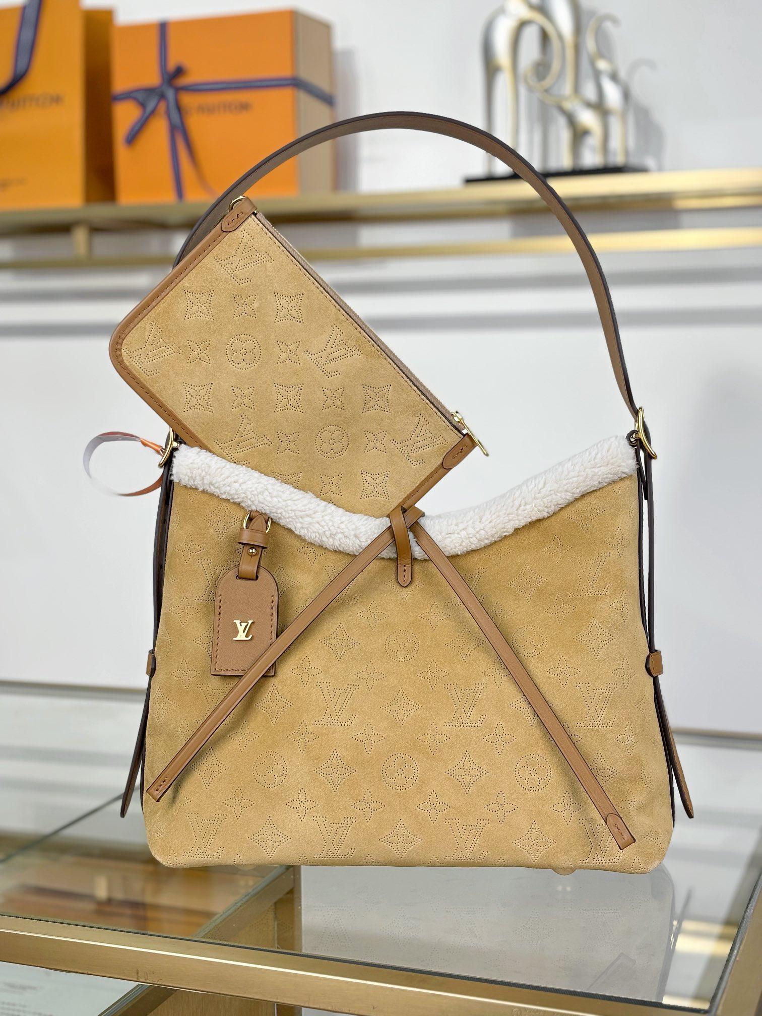 TOP Louis Vuitton LV  Carryall  Bag 29x24x12cm - Khaki