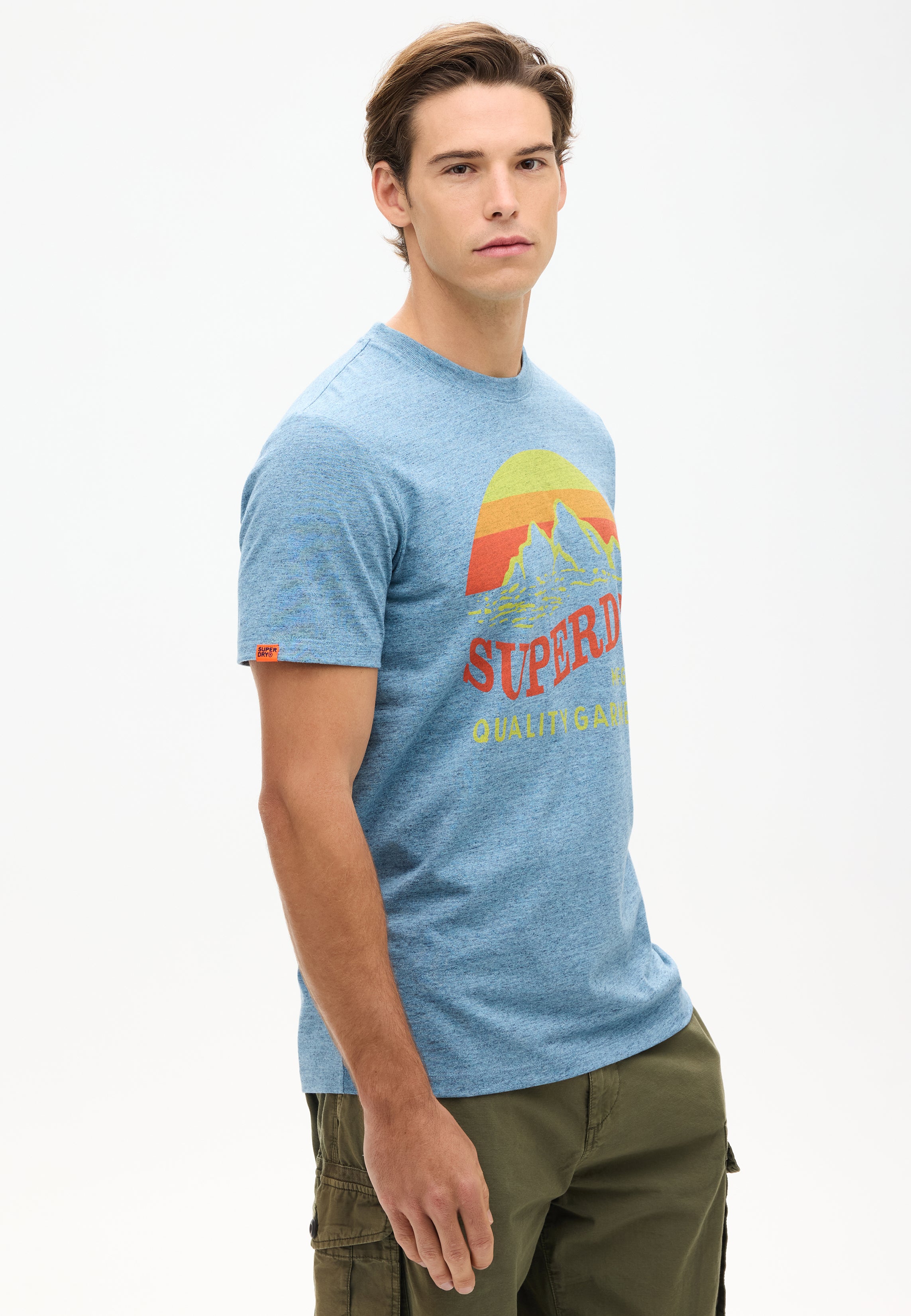 Outdoors Graphic Tee | Desert Sky Blue Grit