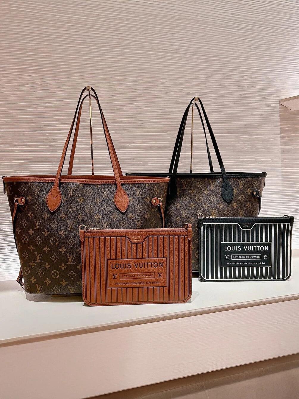 TOP Louis Vuitton LV  Neverful INSIDE OUT Bag 31x28x14cm - 2 Colors