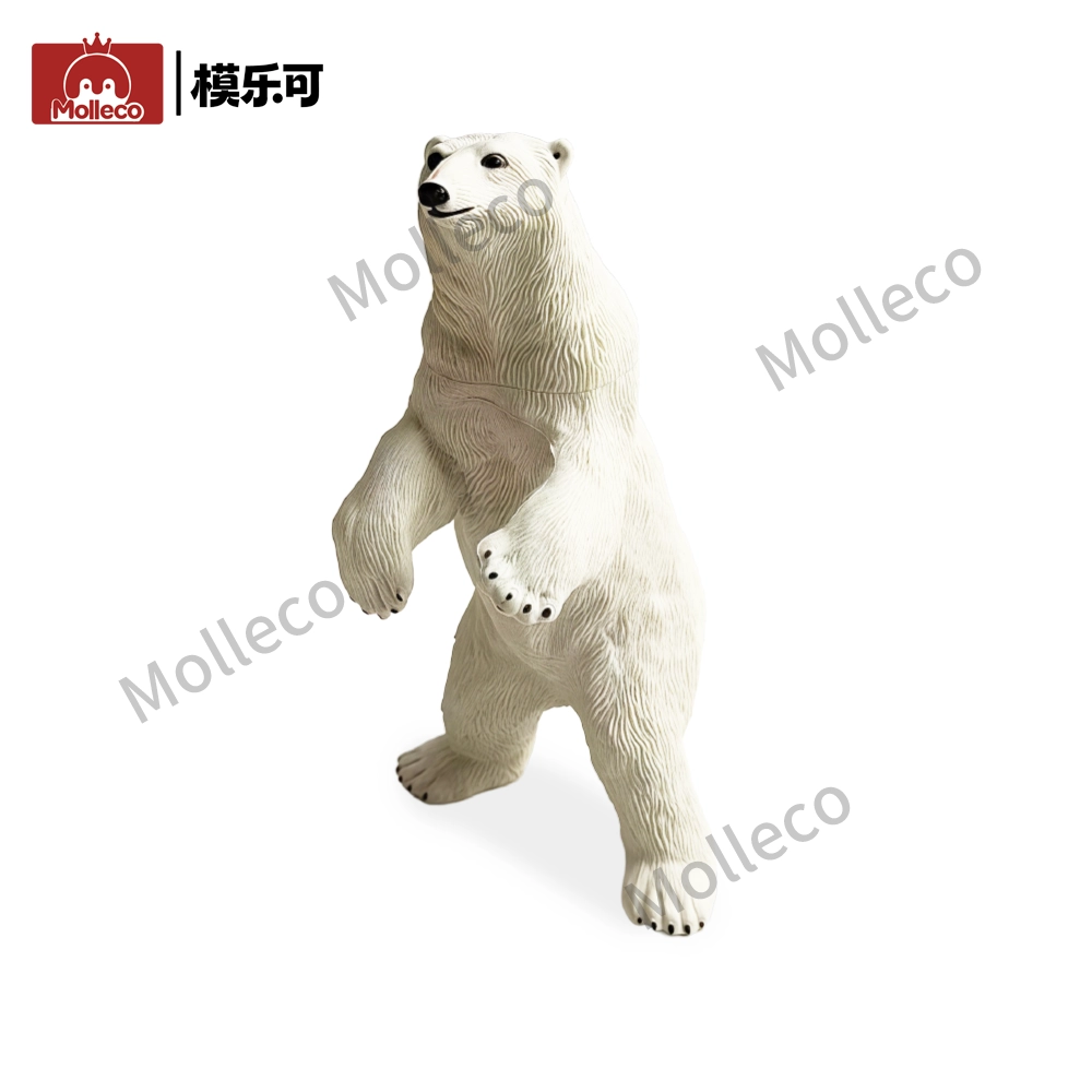 Molleco Animal Figure Toys for Kids and Children Polar Bear CP0164