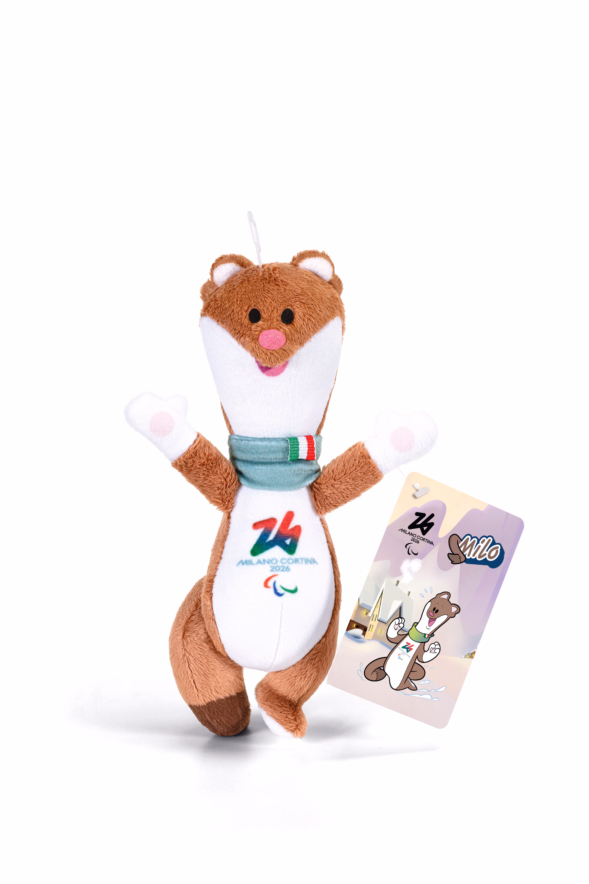 Milano Cortina 2026 Paralympics Milo Mascot - 18cm