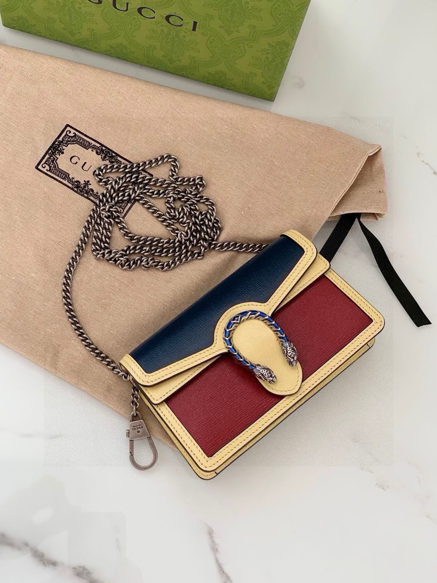TOP GUCCI Dionysus Series Mini Chain Bags 16.5X10X4cm - 2 Colors