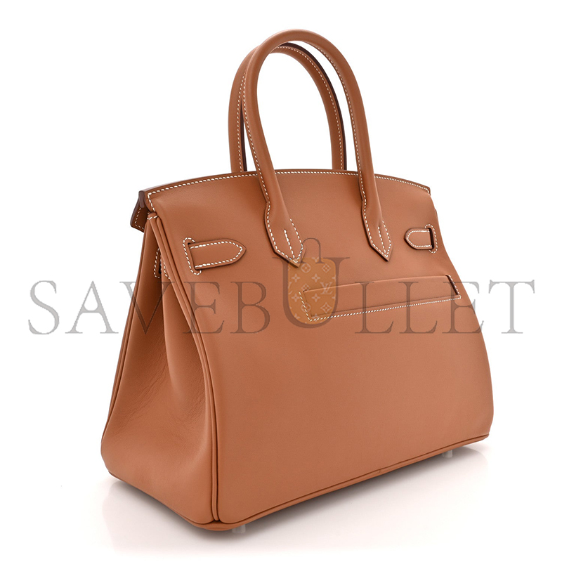 HERMES SWIFT COLORMATIC UNI BIRKIN 30 GOLD (30*25*15cm)