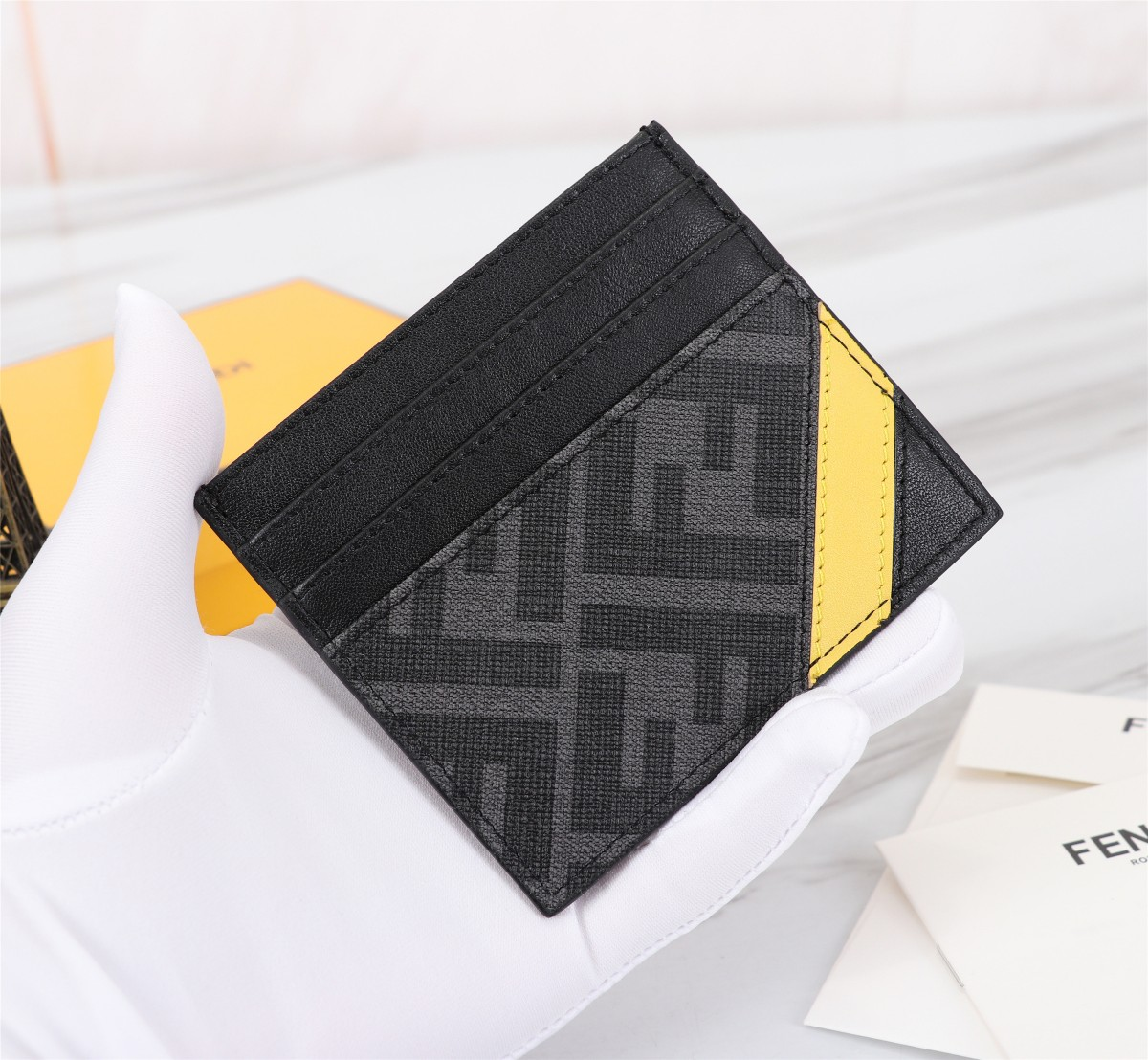 FENDI Leather Card Holder  (Replica)