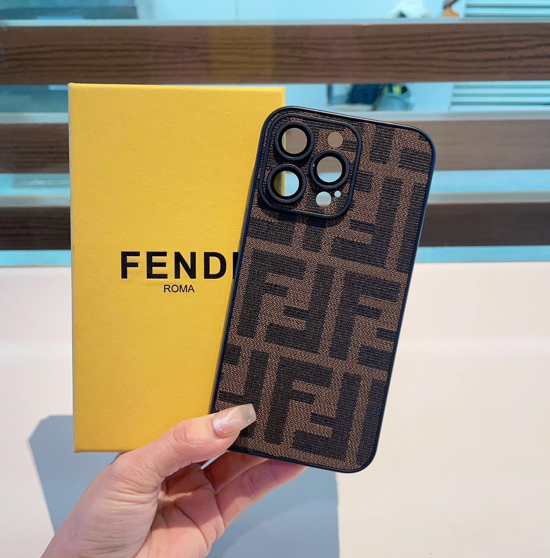 Fendi Logo Phone Case (Replica)