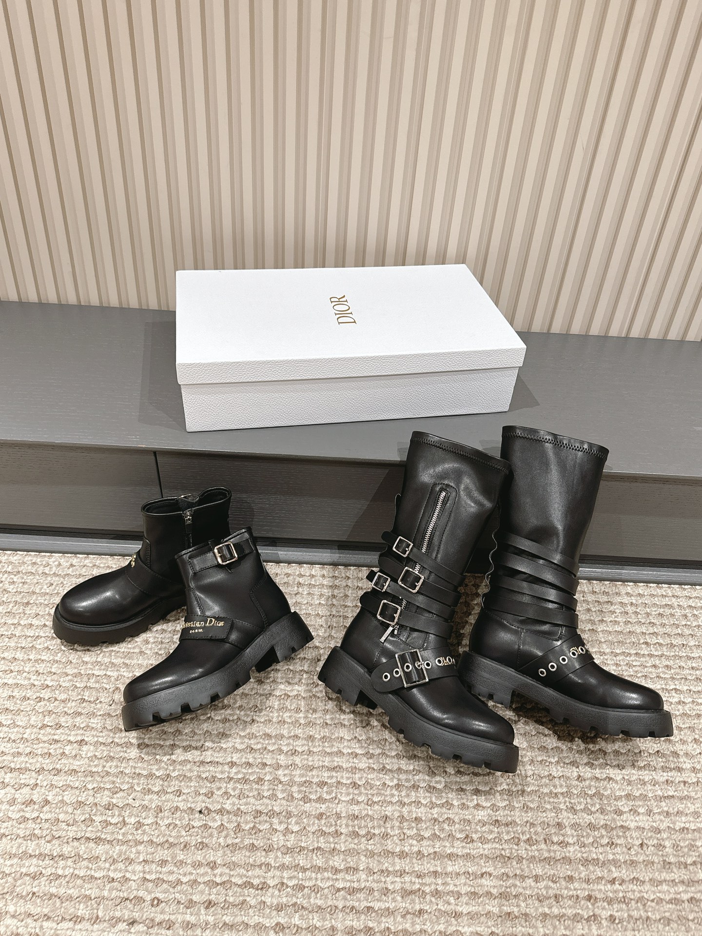 TOP Christian Dior Short/Long Boots - Black