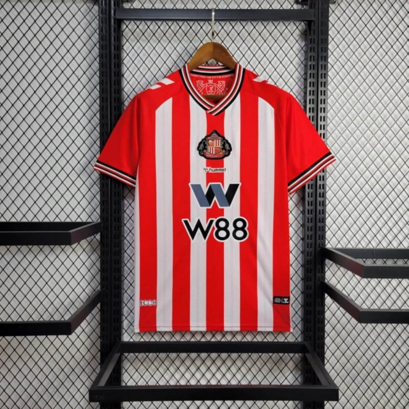 2025/2026 Sunderland Home Football Jersey Shirt 1:1 Thai Quality