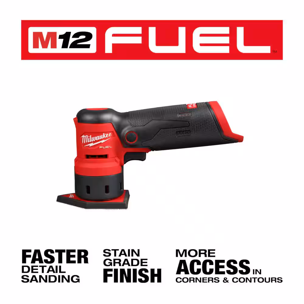 M12 FUEL 12-Volt Lithium-Ion Brushless Cordless Orbital Detail Sander (Tool-Only)