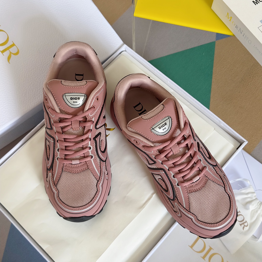 TOP Christian Dior B30 Low Top Sneakers - Pink
