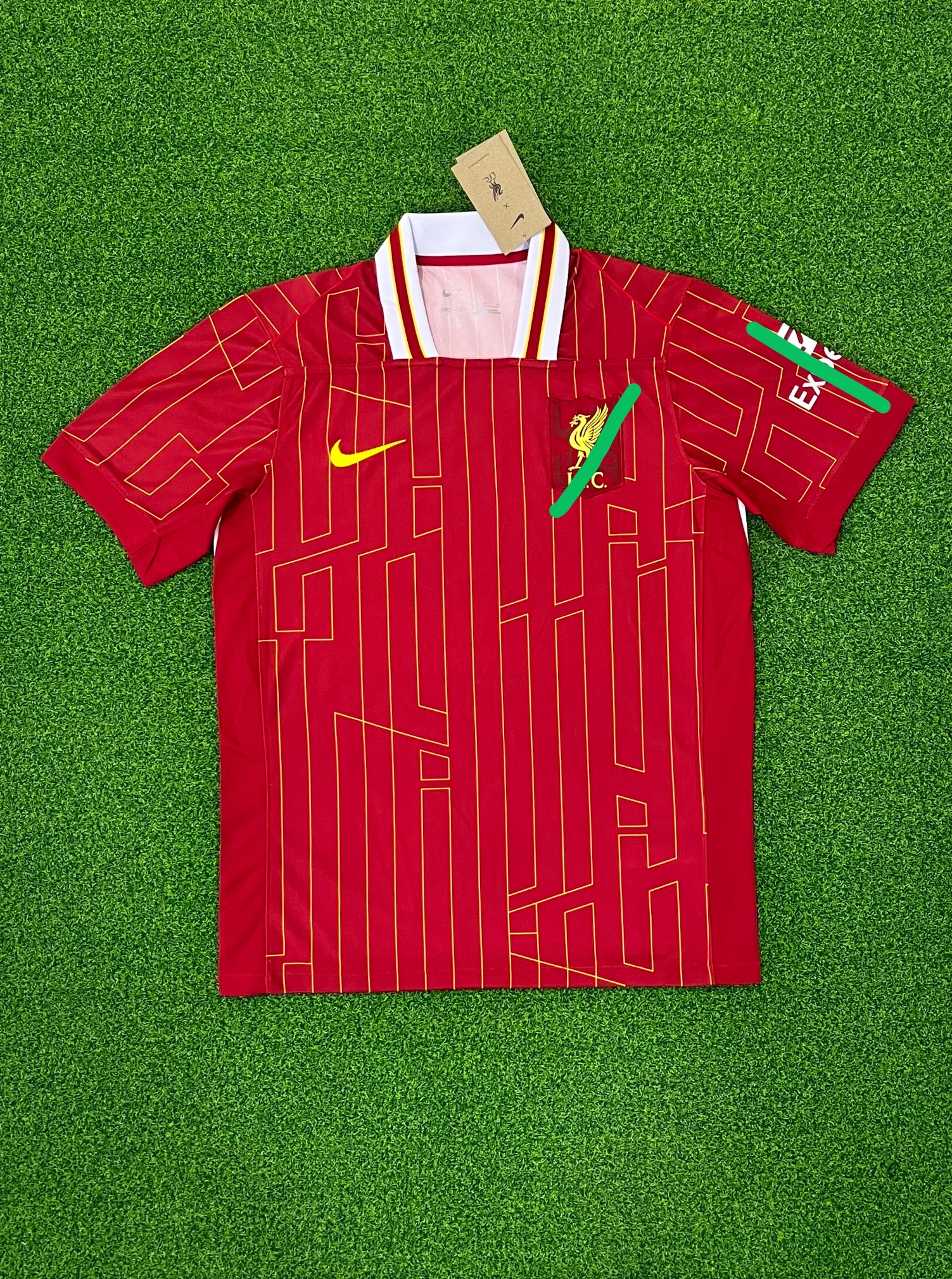 2425 Liverpool home jersey.Player embroidery version