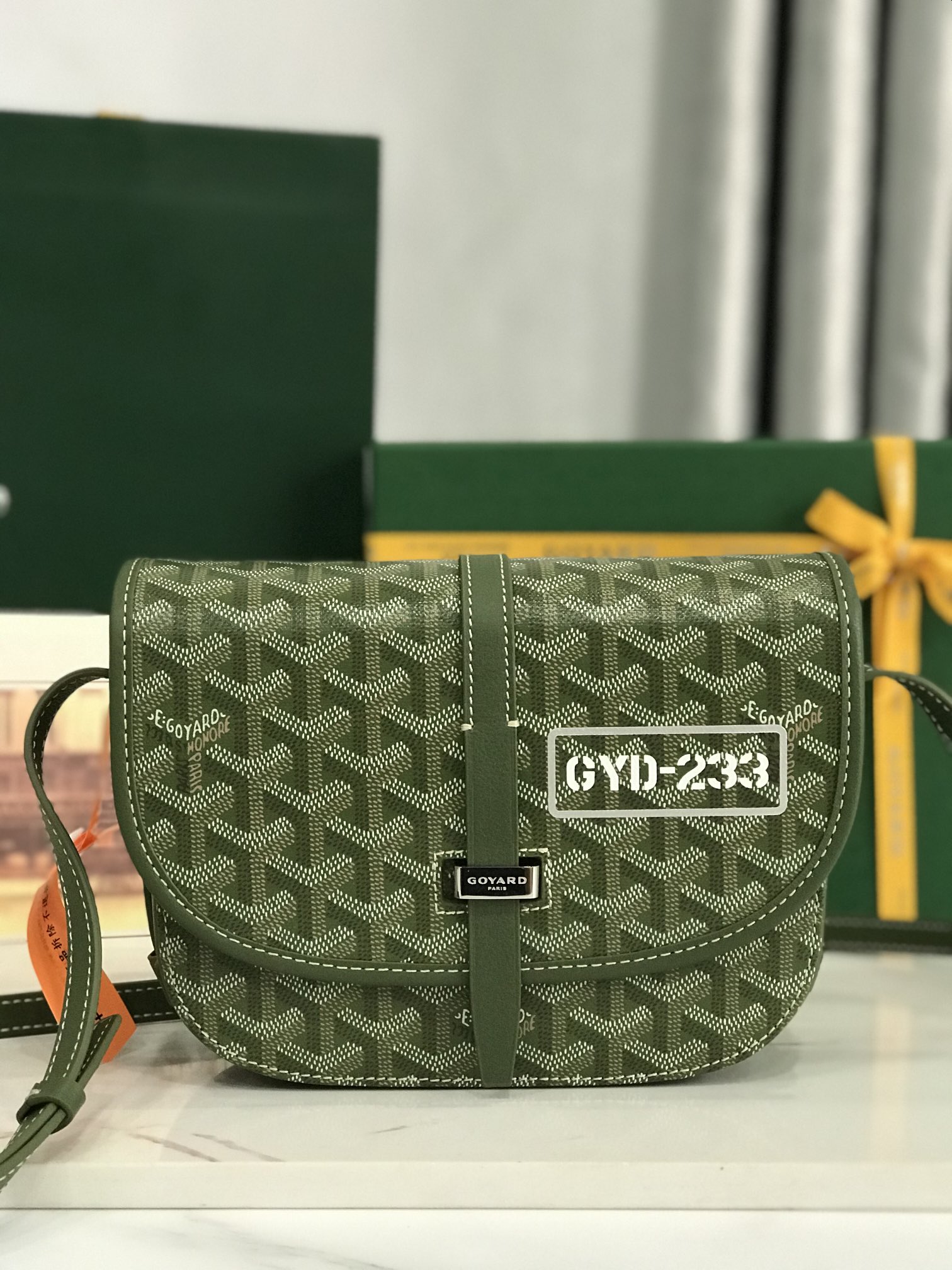 TOP Goyard Belvédère Bag 21*16*6 cm - Green