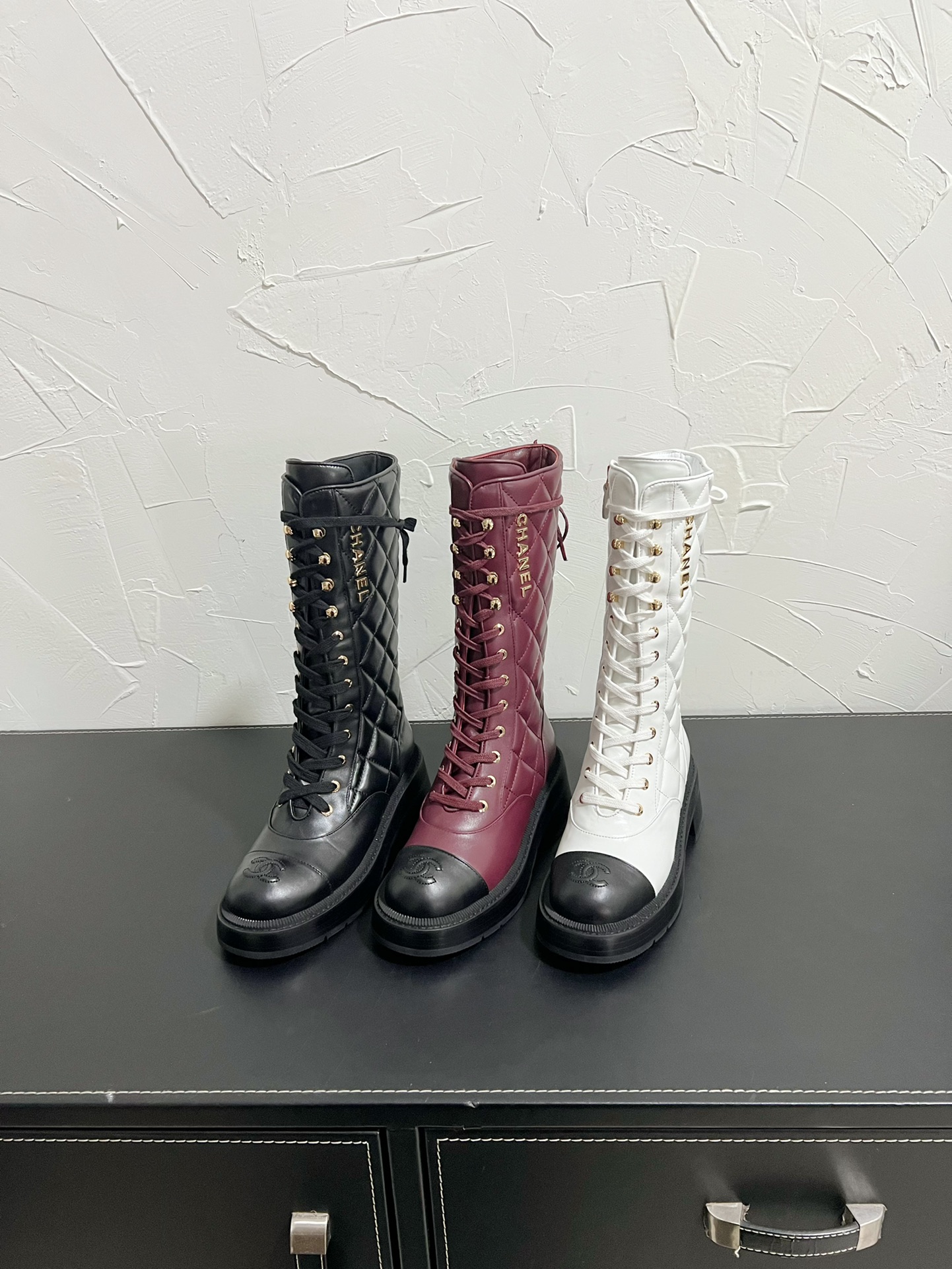 TOP CHANEL Long Boots - 3 Color