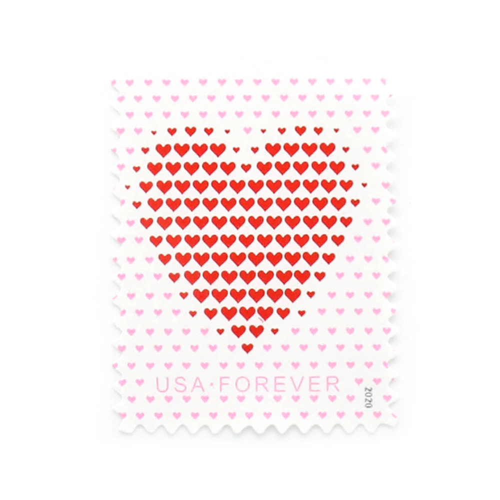 2020 US Made of Hearts Forever First-Class Postage StampsWedding