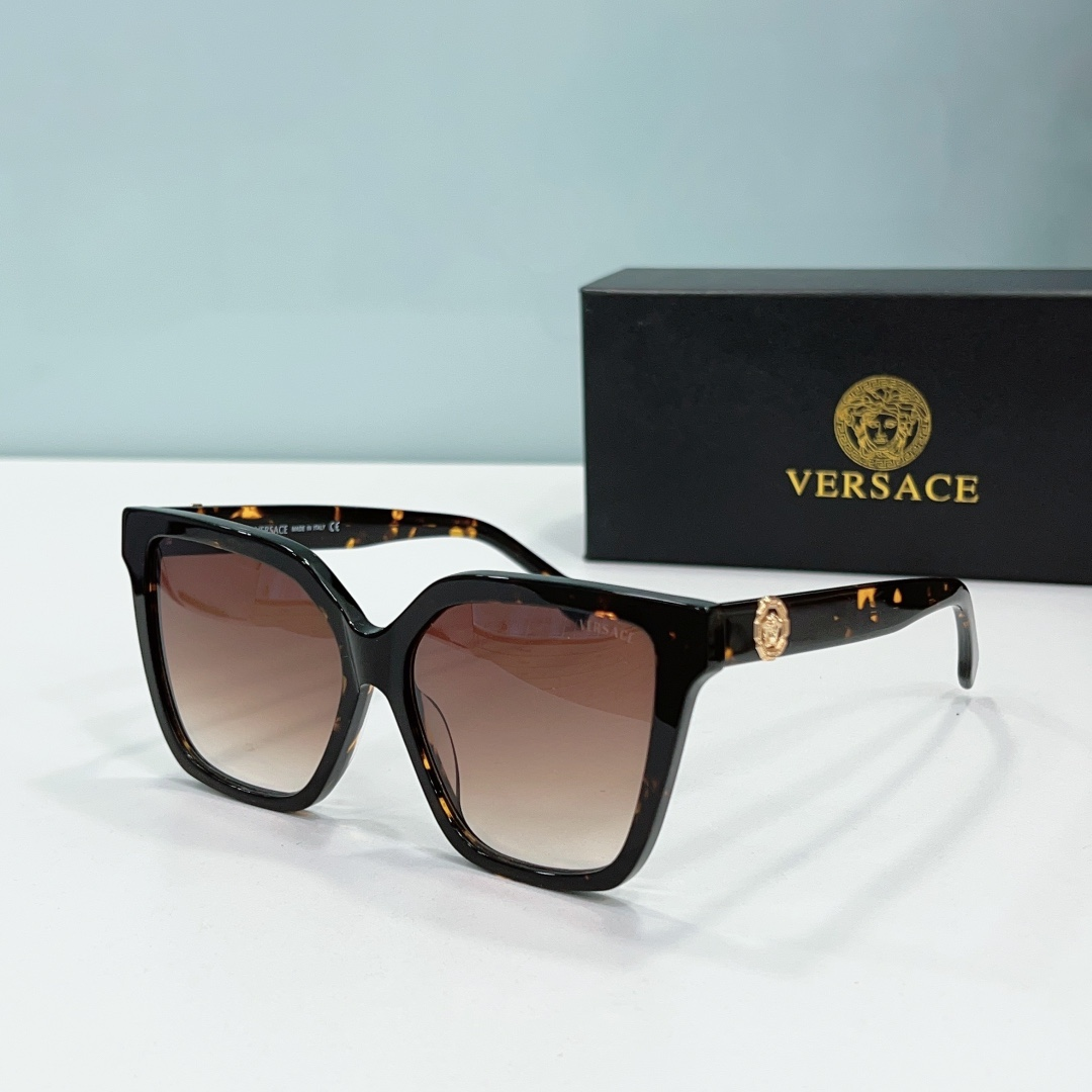 Versace  Mirror leg Logo  Sunglasses Top Quality（Replica）