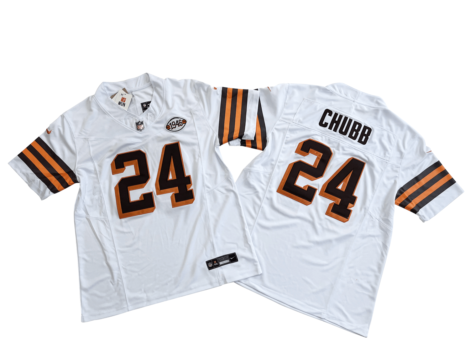 Cleveland Browns 24# Nick Chubb  Vapor F.U.S.E. Limited Jersey