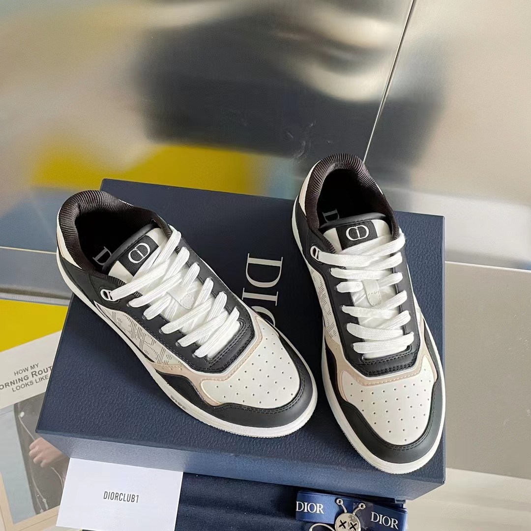 TOP Christian Dior Oblique Sneaker - Black