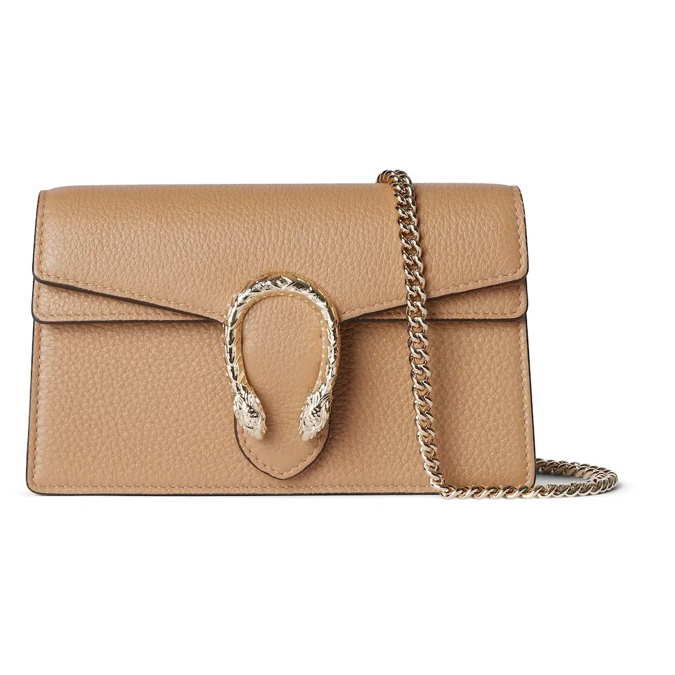 TOP GUCCI Dionysus Bag 16.5 x 10 x 4 CM - Khaki