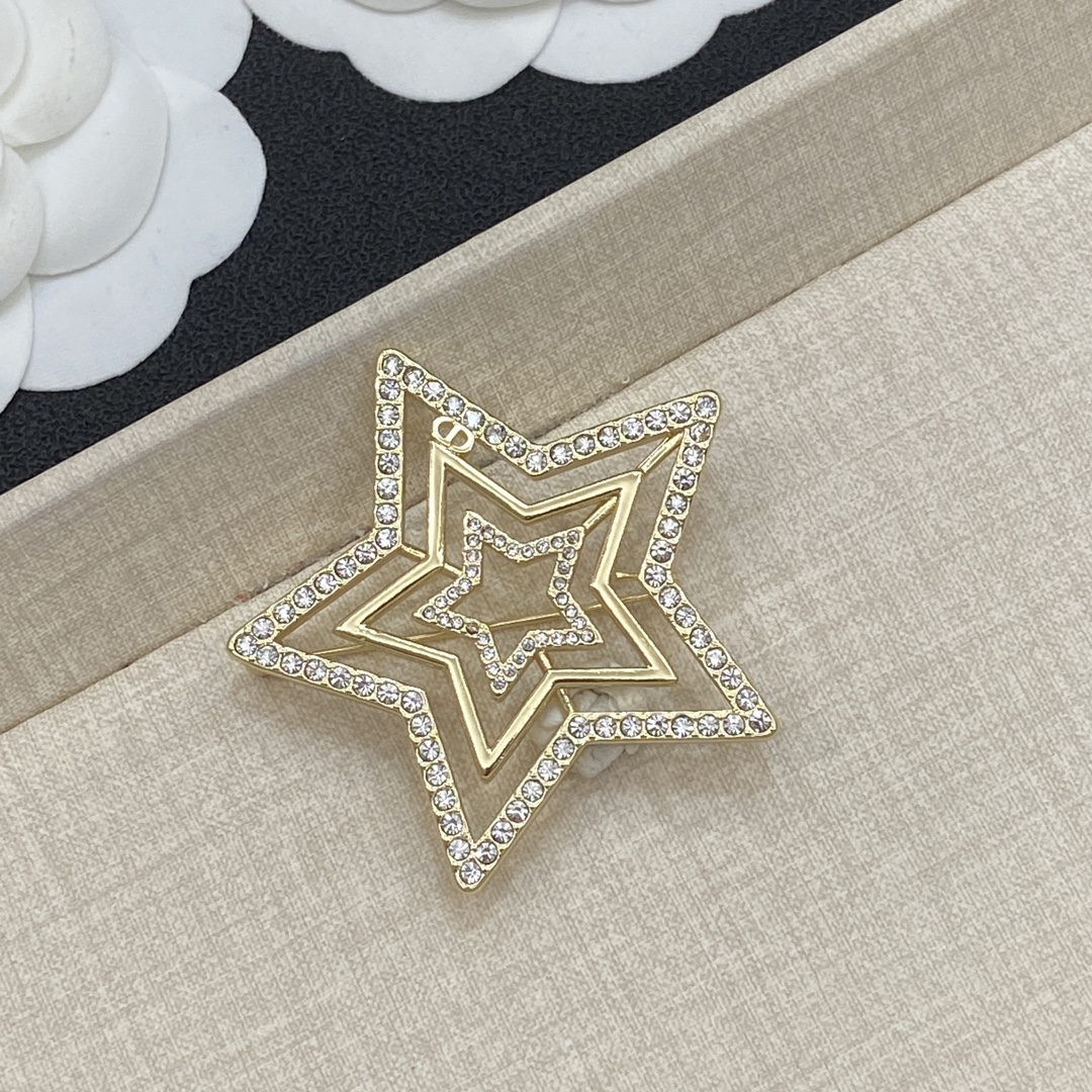 TOP Christian Dior Brooch - Gold
