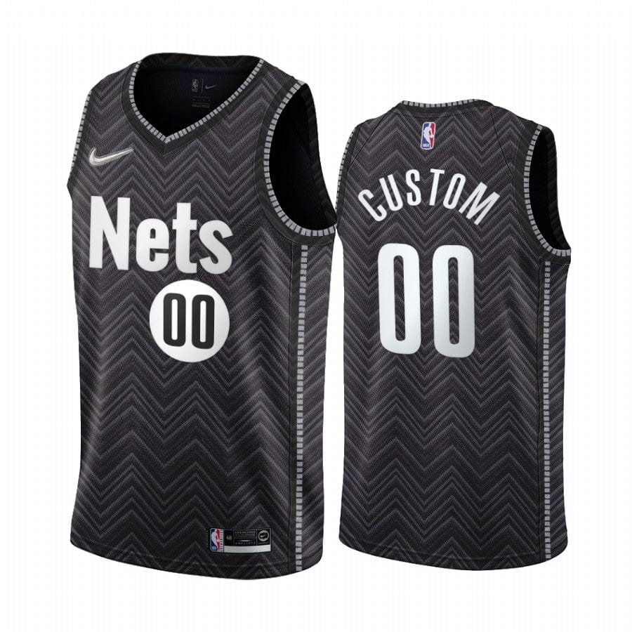 Custom Brooklyn Nets 2020-21 Earned Edition Jersey