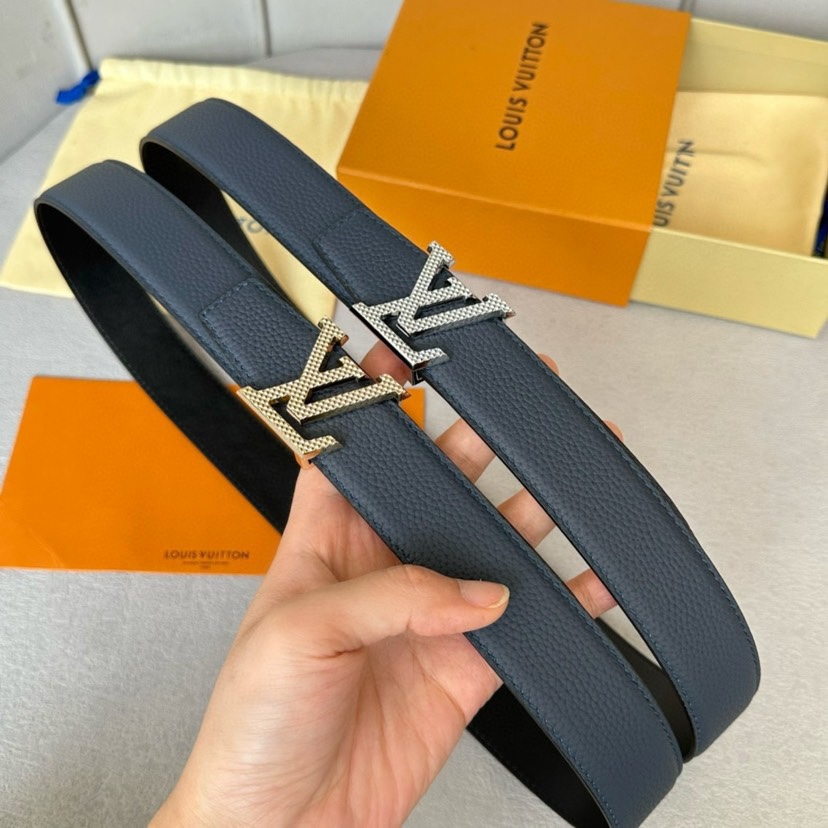 TOP Louis Vuitton LV Double Sided Belt - 3.5CM